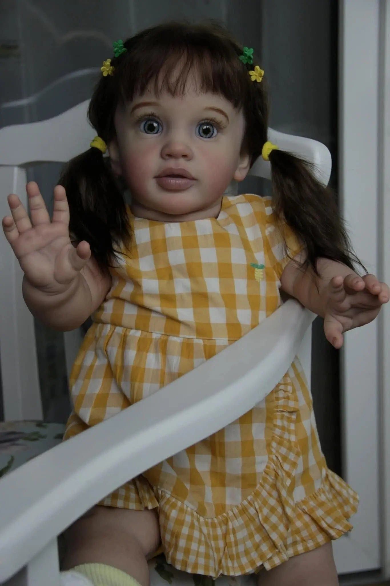Reborn-Bambole Bambola Reborn Femmina capelli lunghi