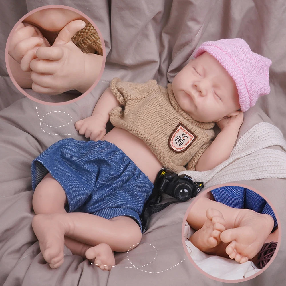 Reborn-Bambole Bambola Reborn Silicone Morbido