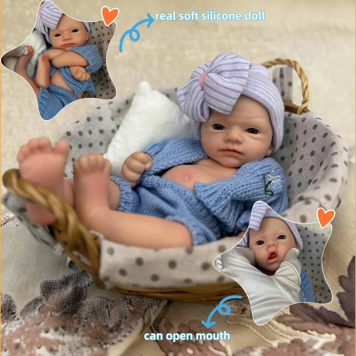 Reborn-Bambole Bambole Reborn Di Silicone