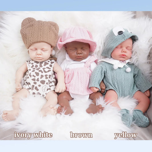 Reborn-Bambole yellow / boy Bambole Reborn Femmine Originali