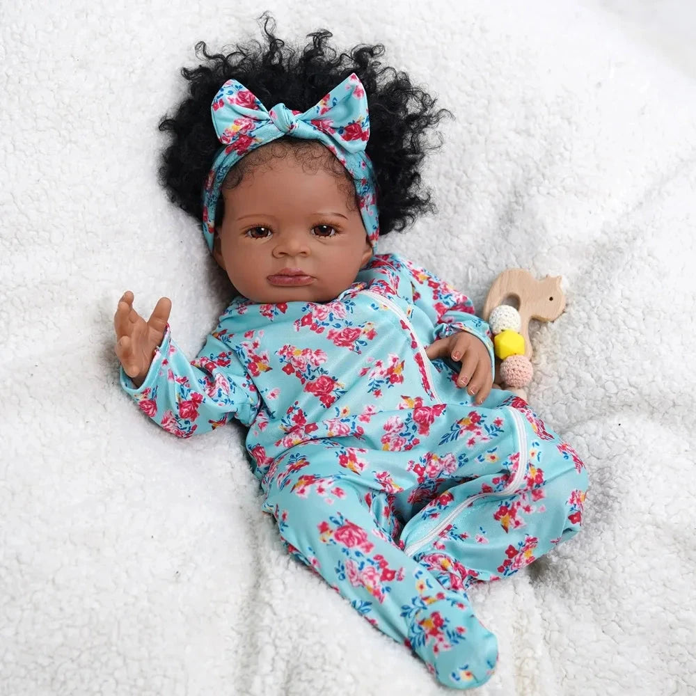 Reborn-Bambole Finished Doll Bambole Reborn Nere