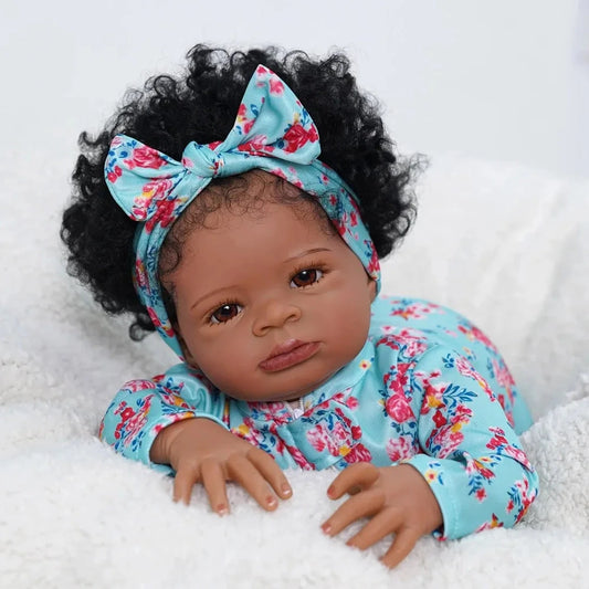Reborn-Bambole Finished Doll Bambole Reborn Nere