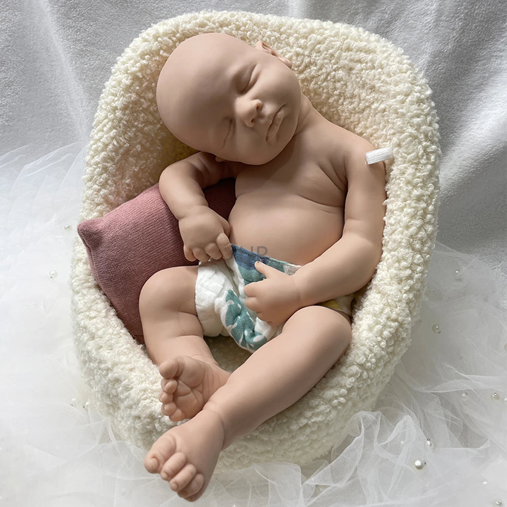 Reborn-Bambole Unpainted 01 / Boy In Silicone Bambole Reborn