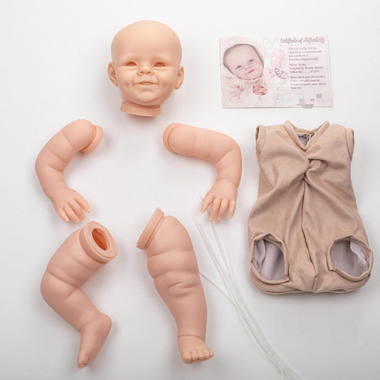 R.B corpo in stoffa Kit Completo con Guida per Bambola Reborn Originale