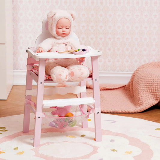 Reborn-Bambole High Chair Pink / United States Ovetto Per Bambole Reborn