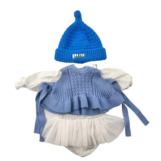 R.B Blu Vestiti Bambole Reborn Femmine