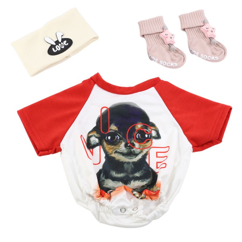 R.B Rosso Vestiti per Bambole Reborn Piccole