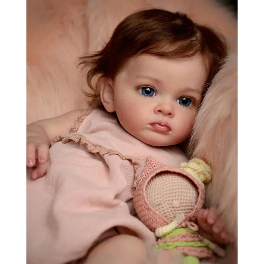 Bambole-Reborn.it Blue eyes Bambola di Silicone Reborn