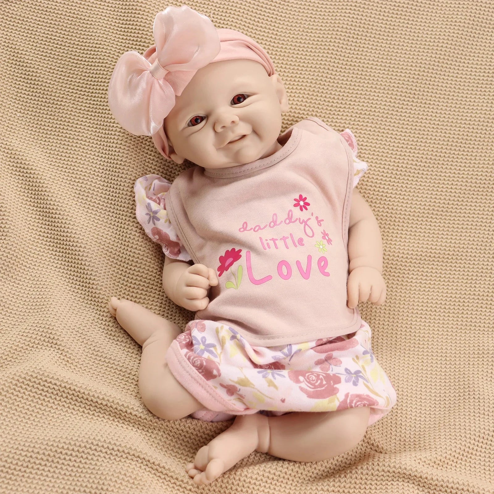 Reborn-Bambole Unpainted Girl 01 Bambola Reborn Silicone