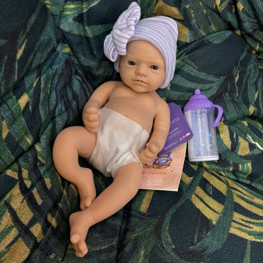 Reborn-Bambole Unpainted Girl Bambole Reborn Di Silicone