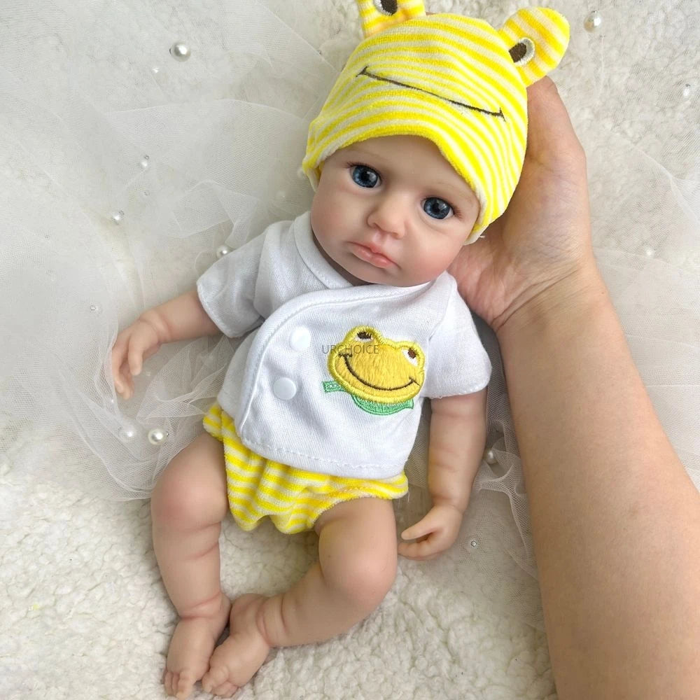 Reborn-Bambole 12Inch Baby Girl Bambole Reborn Femmine In Silicone