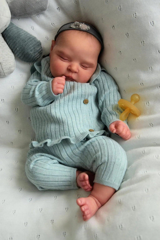 Reborn-Bambole Ragazza Bambole Reborn Femmine occhi chiusi