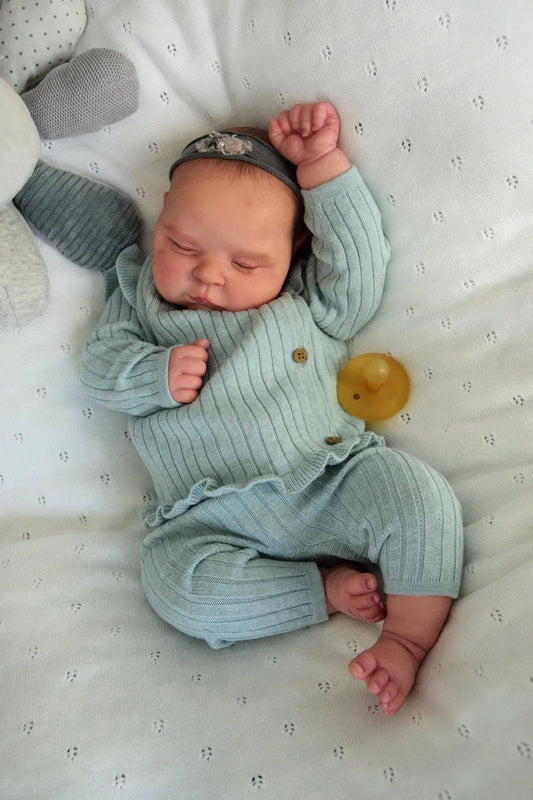 Reborn-Bambole Ragazza Bambole Reborn Femmine occhi chiusi