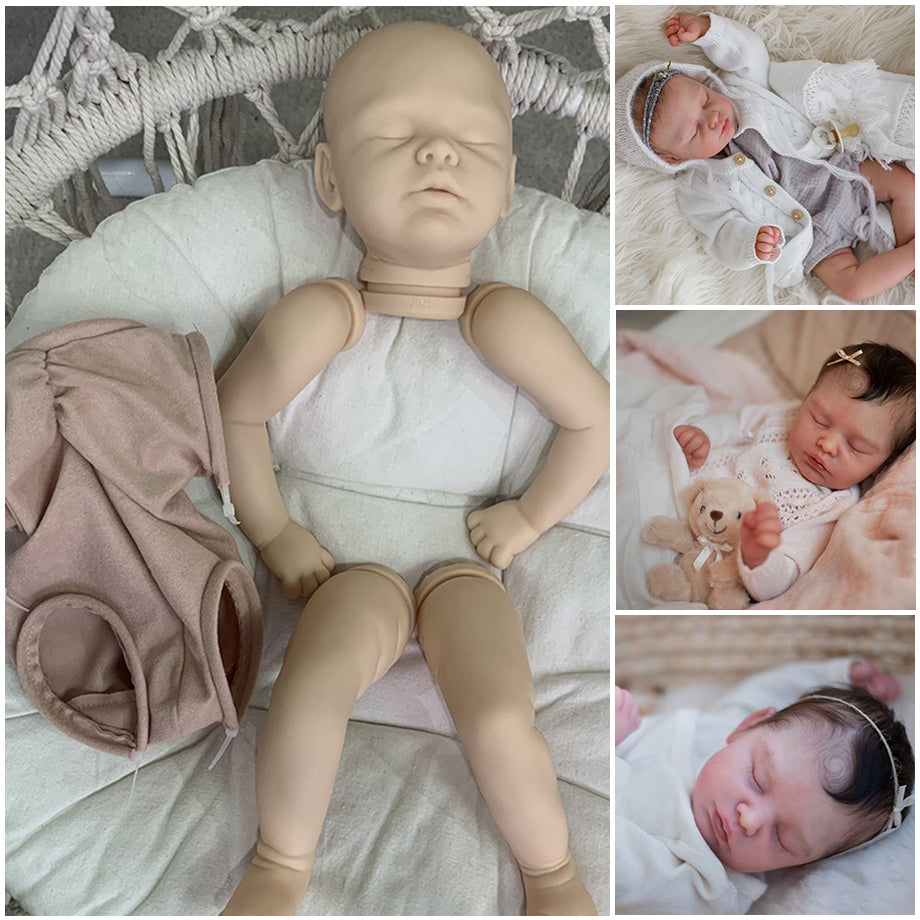 R.B corpo in stoffa Bambole Reborn Kit Completo