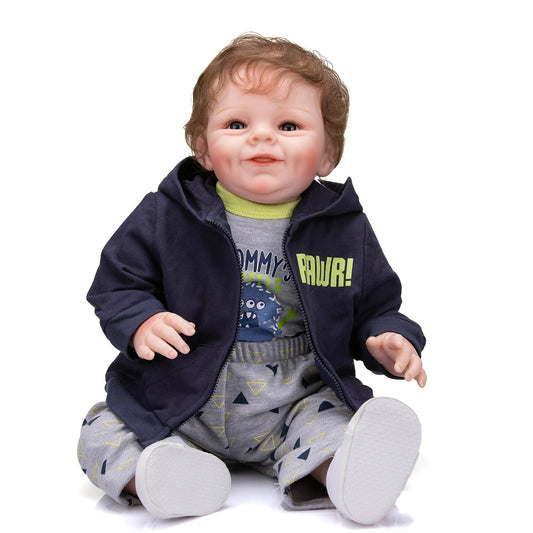 Reborn-Bambole 55cm Bambole Reborn Maschi Grandi