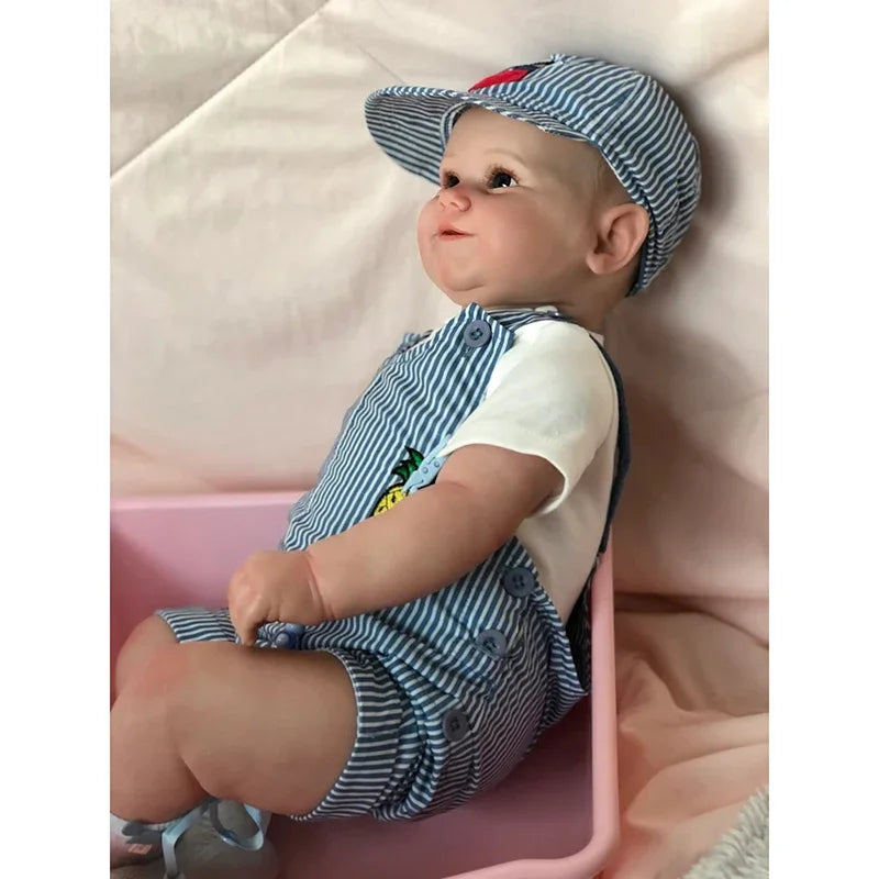 Reborn-Bambole Bambole Reborn Maschio 60 Cm