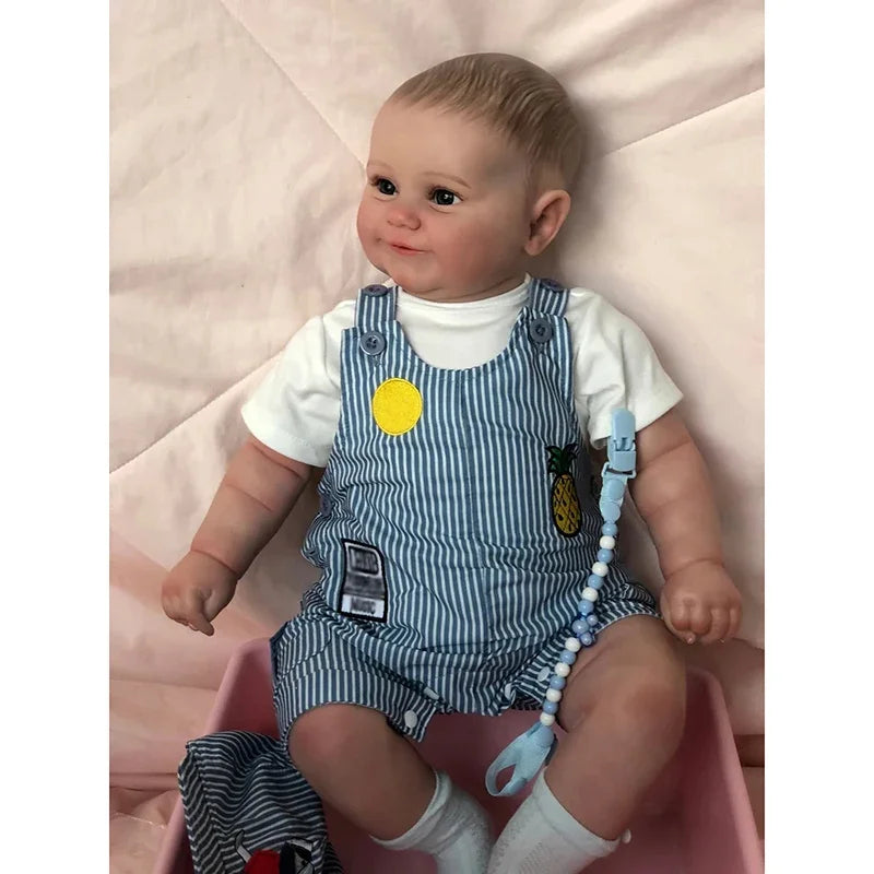 Reborn-Bambole Bambole Reborn Maschio 60 Cm