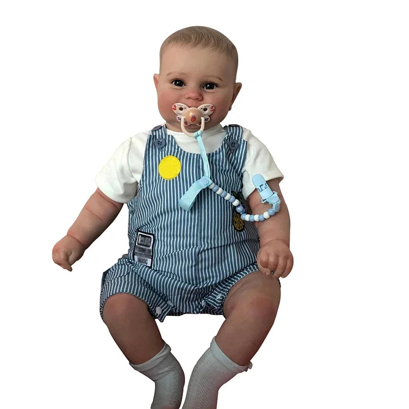 Reborn-Bambole Bambole Reborn Maschio 60 Cm