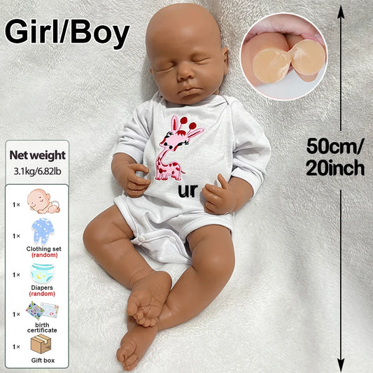 Reborn-Bambole Bambole Reborn Maschio Silicone