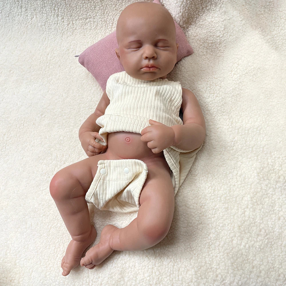 Reborn-Bambole Painted 04 / Girl Bambole Reborn Maschio Silicone