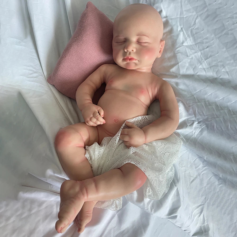 Reborn-Bambole Painted 01 / Girl Bambole Reborn Maschio Silicone