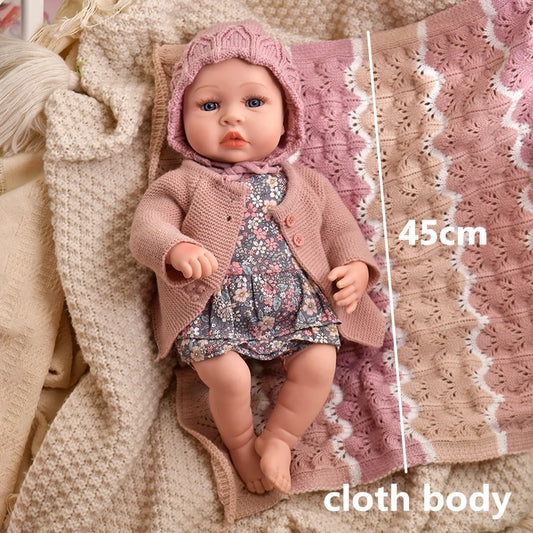 Reborn-Bambole pink / cloth body Bambolotto Bambola Reborn