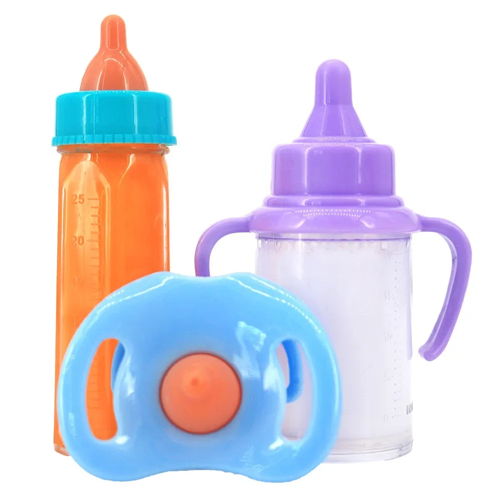 Reborn-Bambole Blue Small Size Biberon Per Bambole Reborn