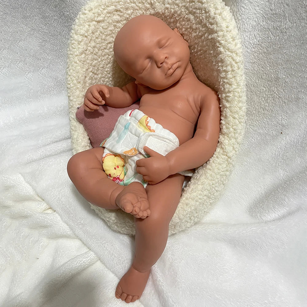 Reborn-Bambole Unpainted 03 / Boy In Silicone Bambole Reborn