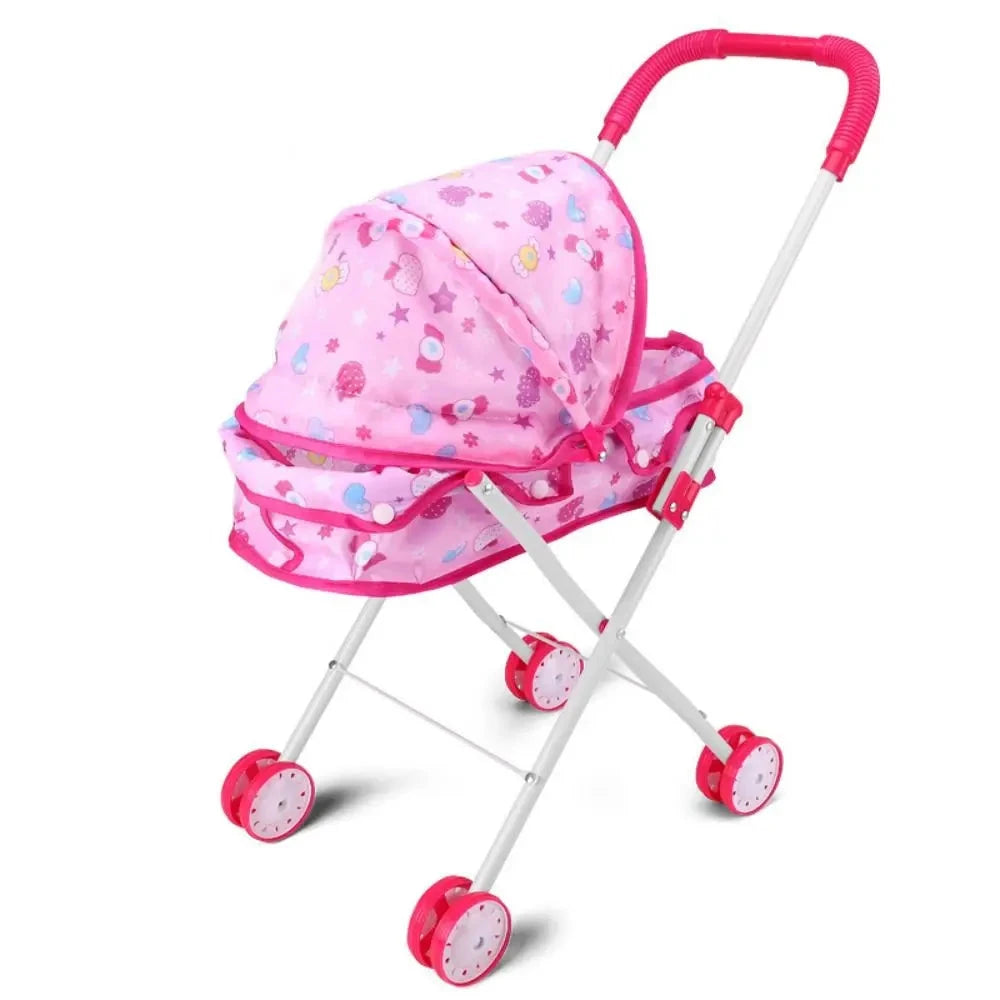 Reborn-Bambole Style 2 Passeggino Gemellare Per Bambole Reborn