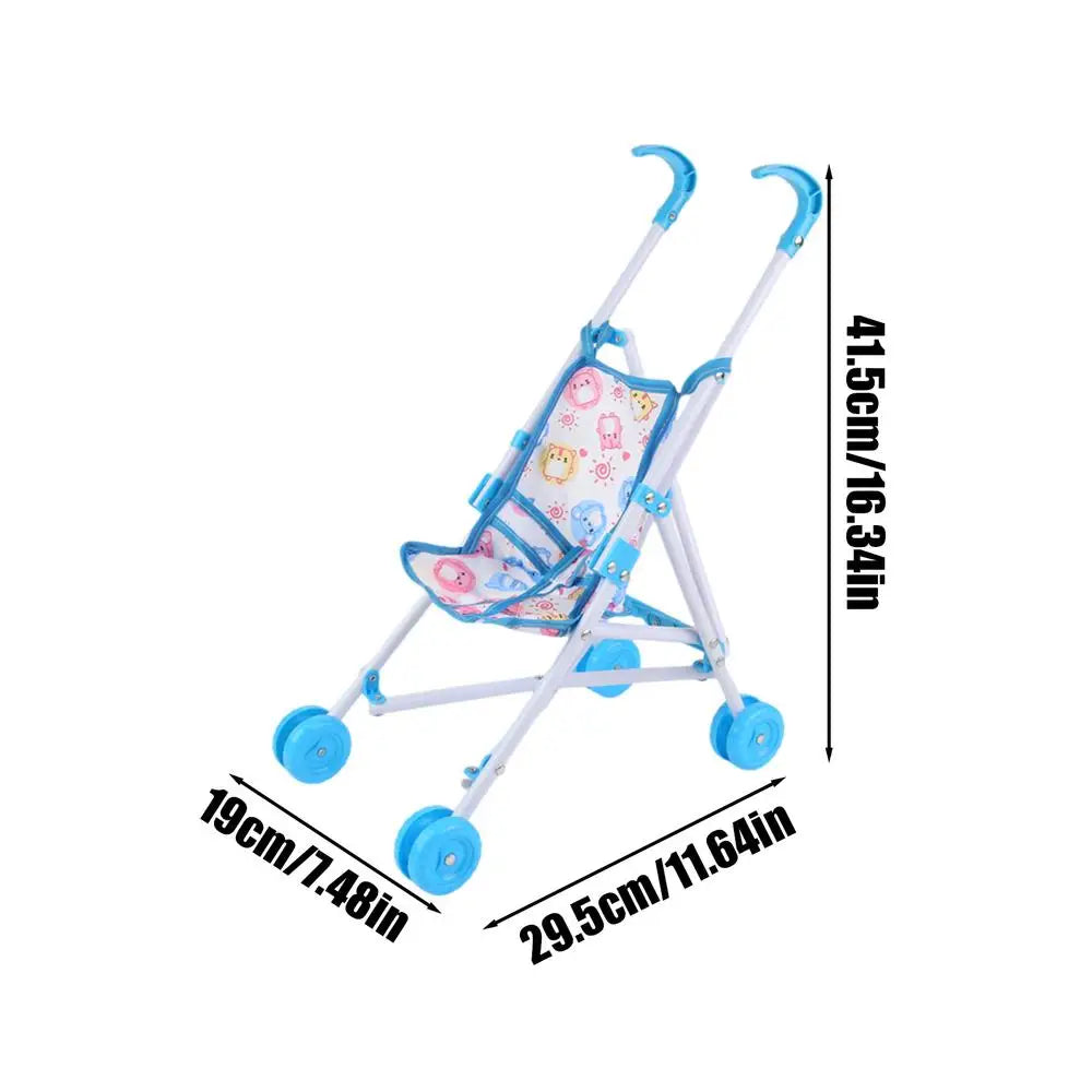 Reborn-Bambole Blue Passeggino Per Bambole Reborn