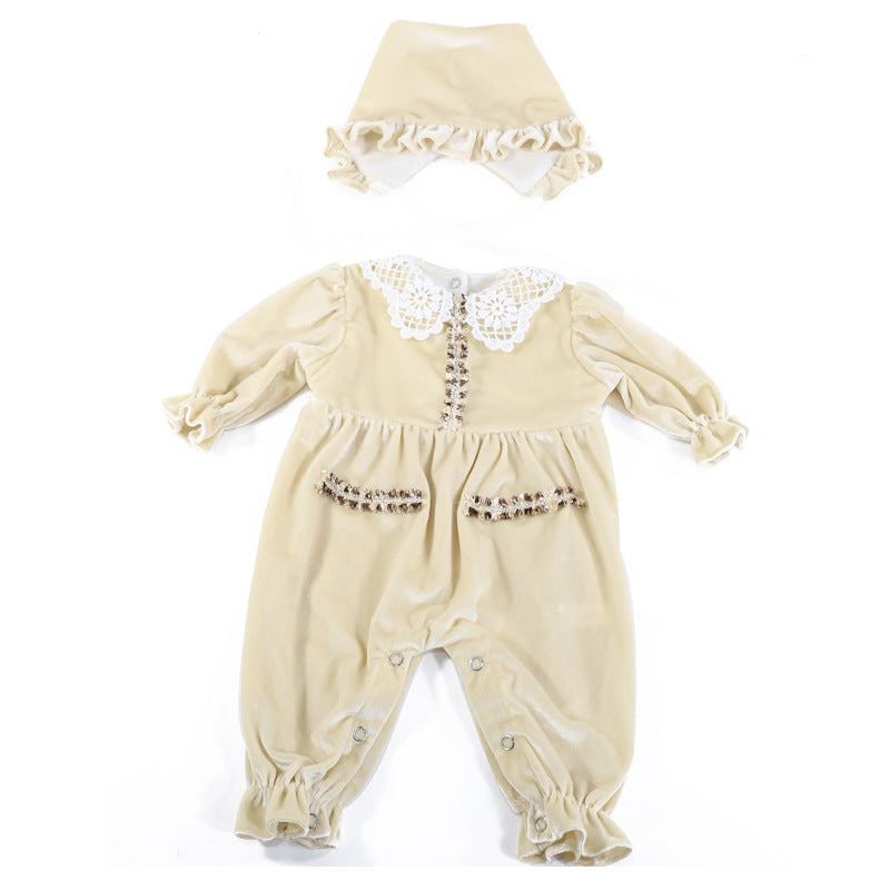R.B Beige Vestiti per Bambole Reborn 55 cm