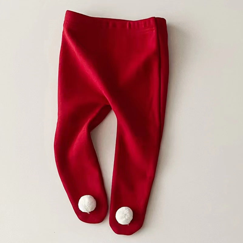 R.B (Rosso) Leggings natalizi / 66cm Vestiti per Bambole Reborn Estivi