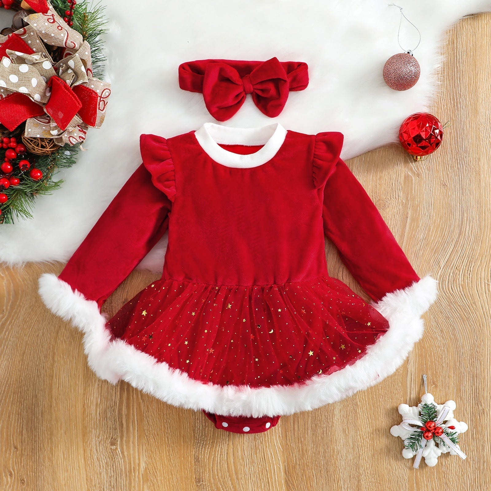 R.B Rosso / 70cm(3-6M) Vestiti per Bambole Reborn Femmine